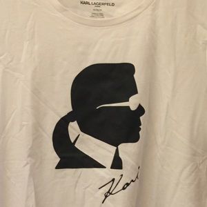 Karl Lagerfeld short sleeve profile tee